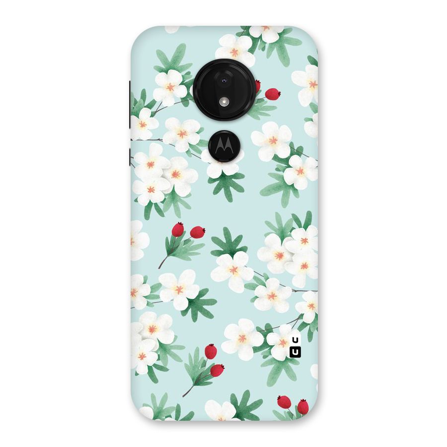 Flowers Pastel Back Case for Moto G7 Power