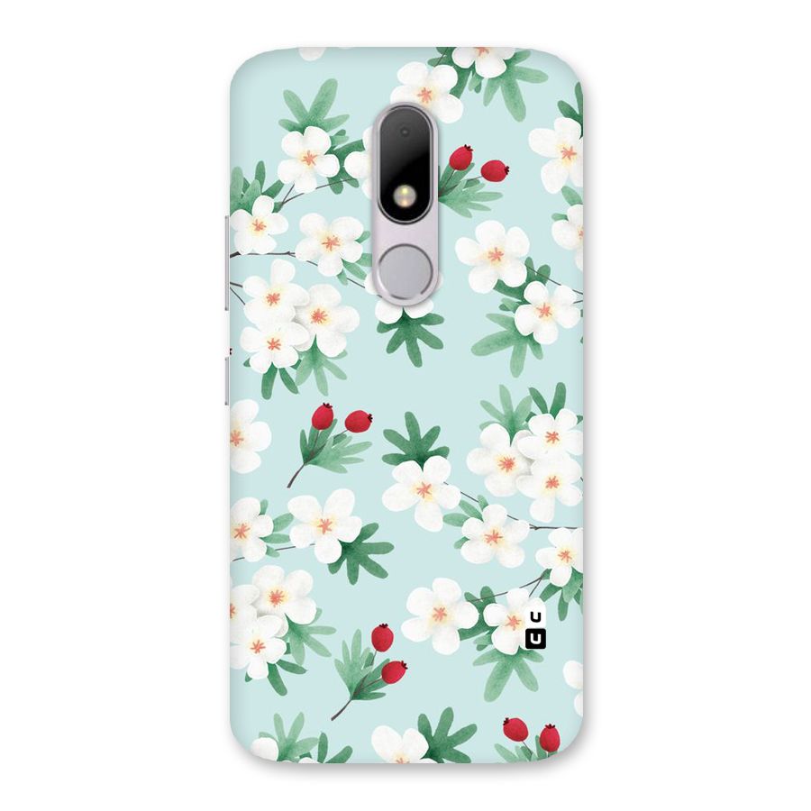 Flowers Pastel Back Case for Moto M