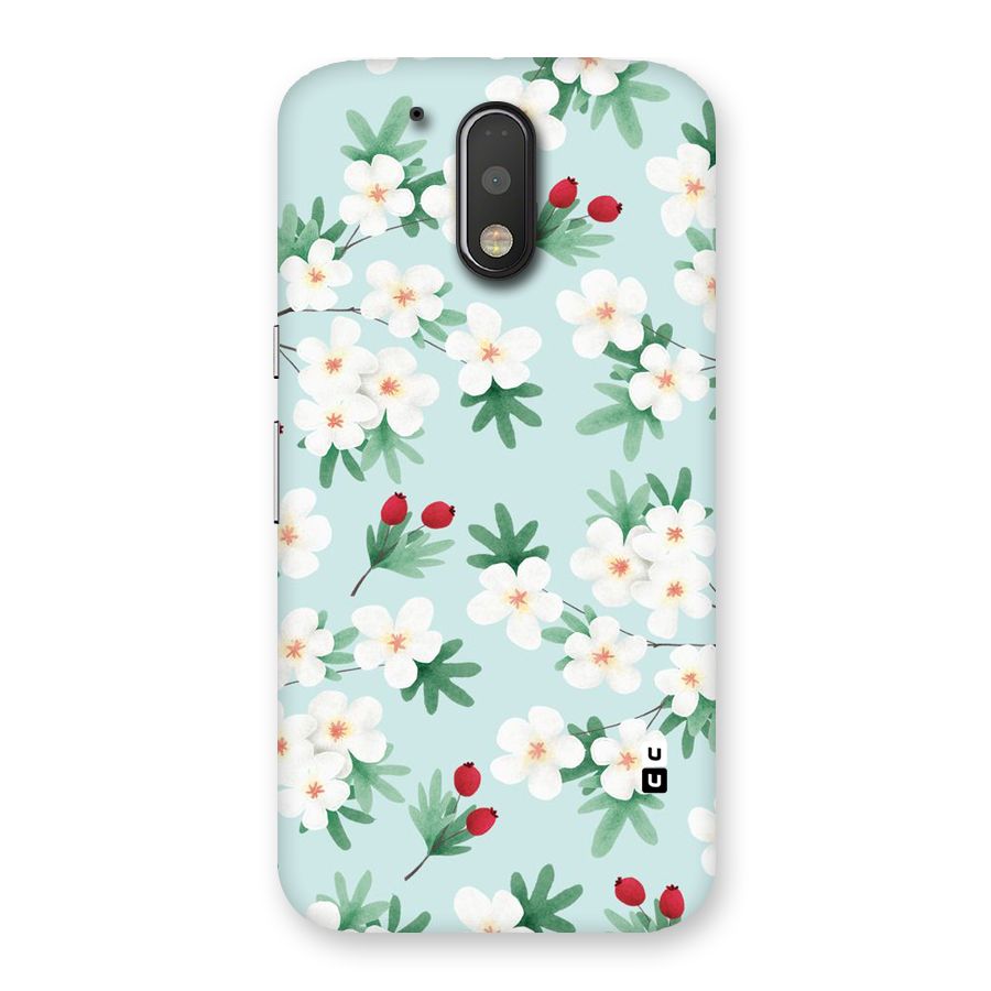 Flowers Pastel Back Case for Motorola Moto G4 Plus