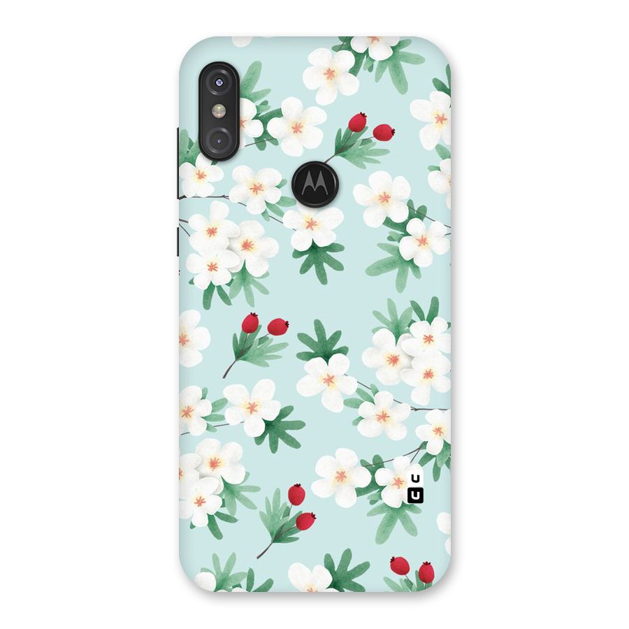 Flowers Pastel Back Case for Motorola One Power
