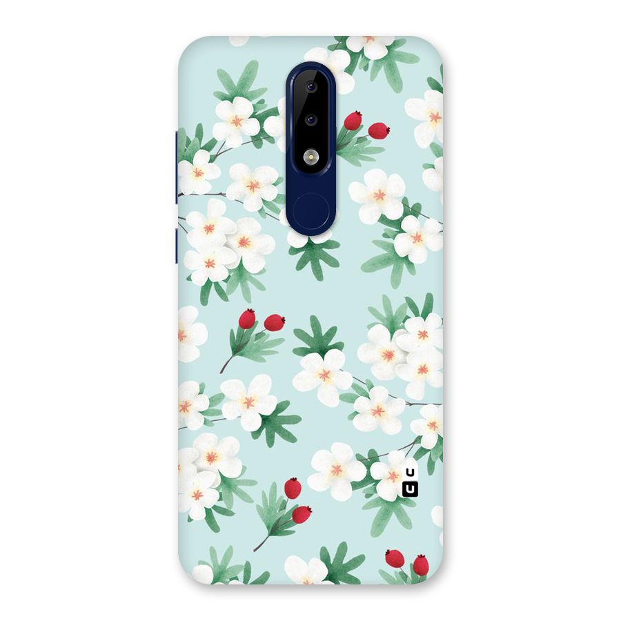 Flowers Pastel Back Case for Nokia 5.1 Plus
