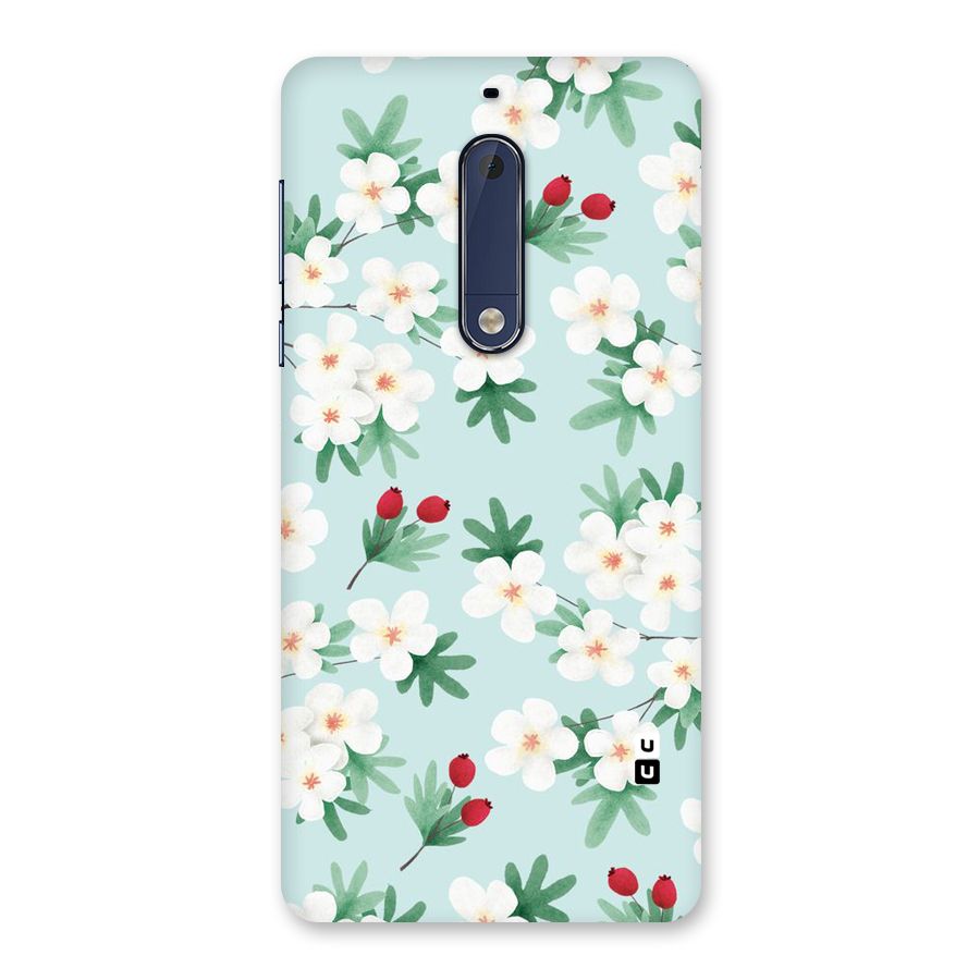 Flowers Pastel Back Case for Nokia 5