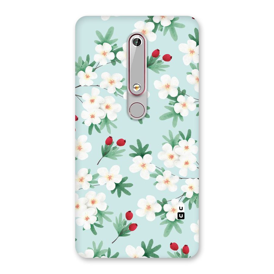 Flowers Pastel Back Case for Nokia 6.1