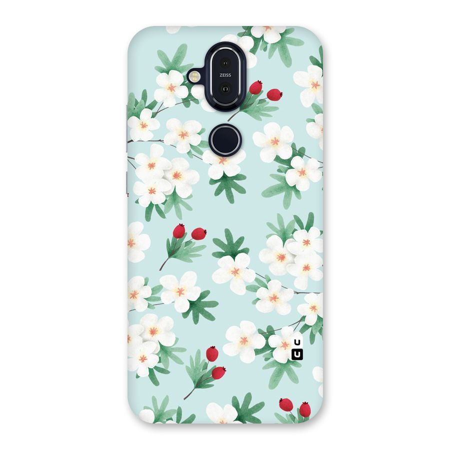 Flowers Pastel Back Case for Nokia 8.1