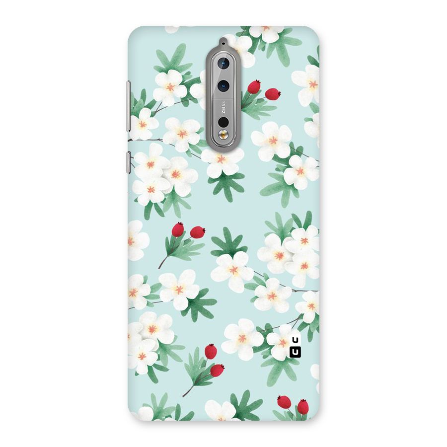 Flowers Pastel Back Case for Nokia 8