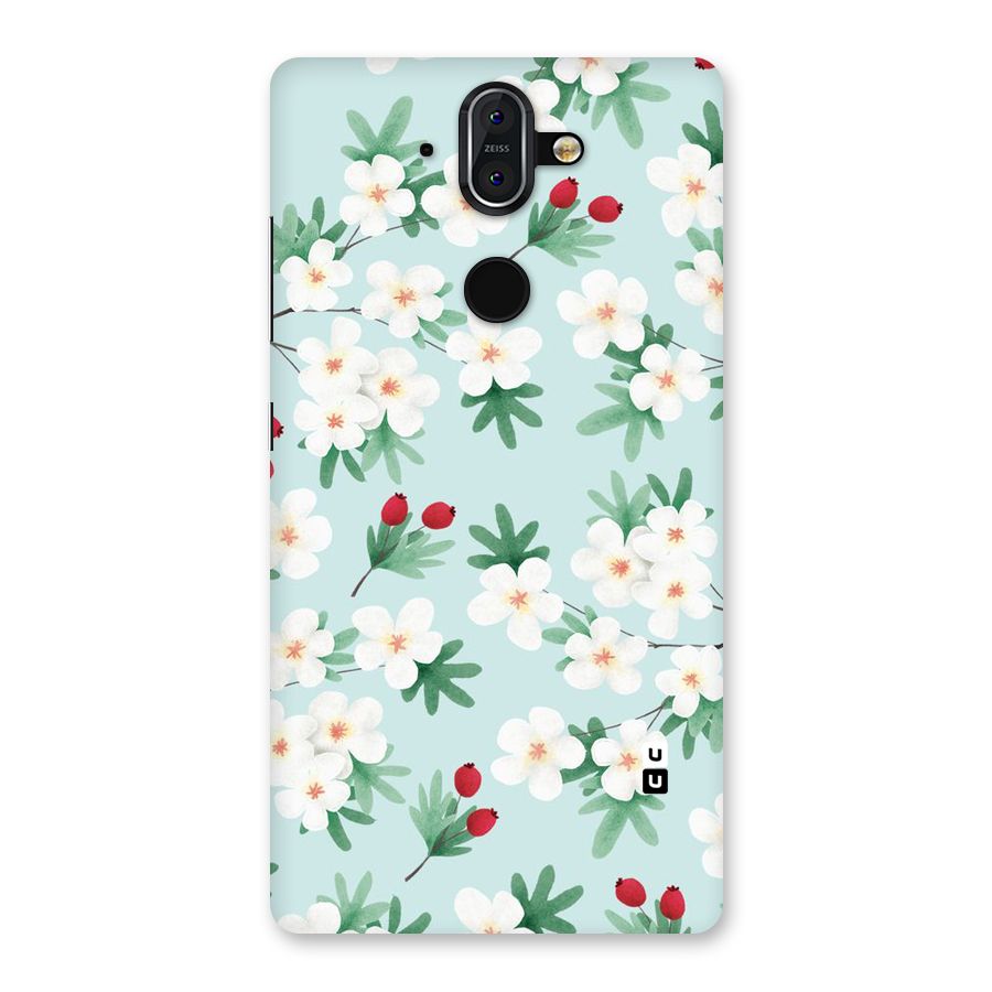 Flowers Pastel Back Case for Nokia 8 Sirocco