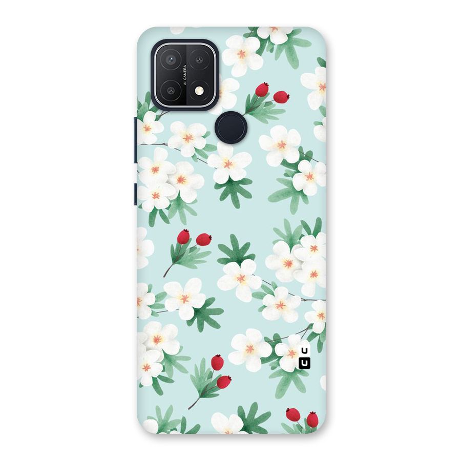 Flowers Pastel Back Case for Oppo A15s