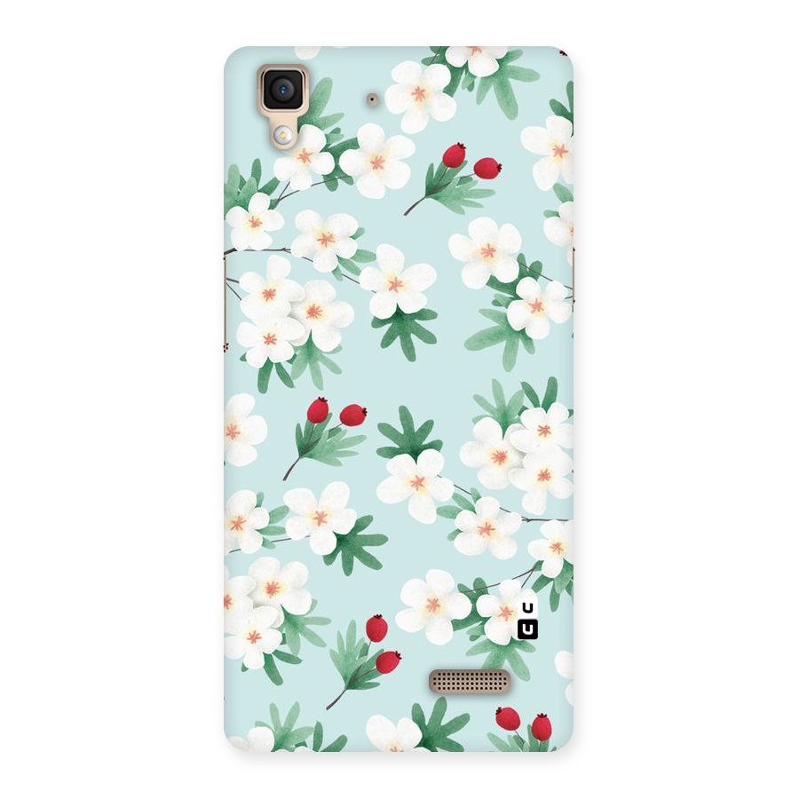 Flowers Pastel Back Case for Oppo R7