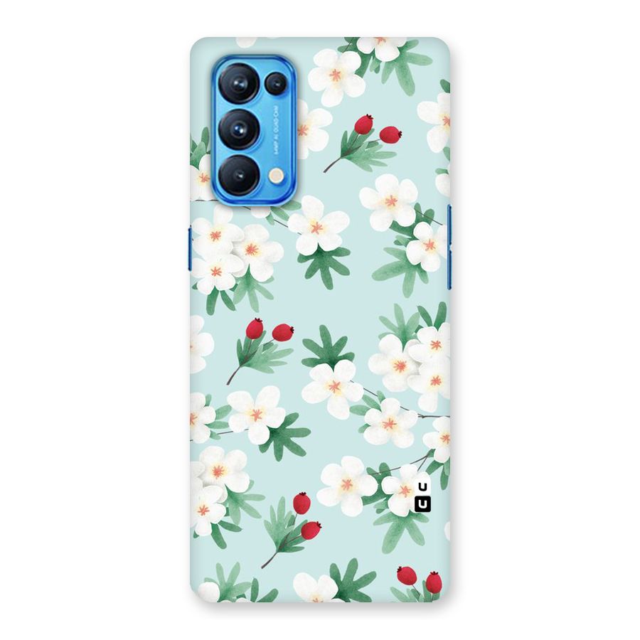Flowers Pastel Back Case for Oppo Reno5 Pro 5G