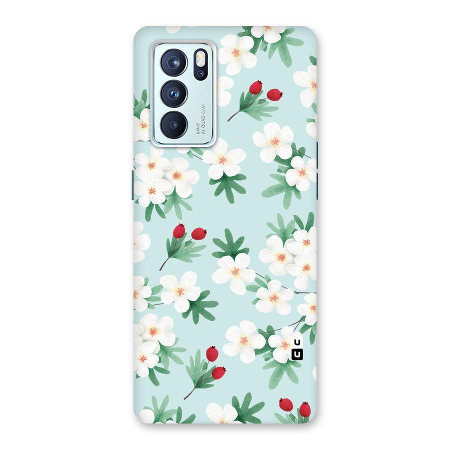 Flowers Pastel Back Case for Oppo Reno6 Pro 5G