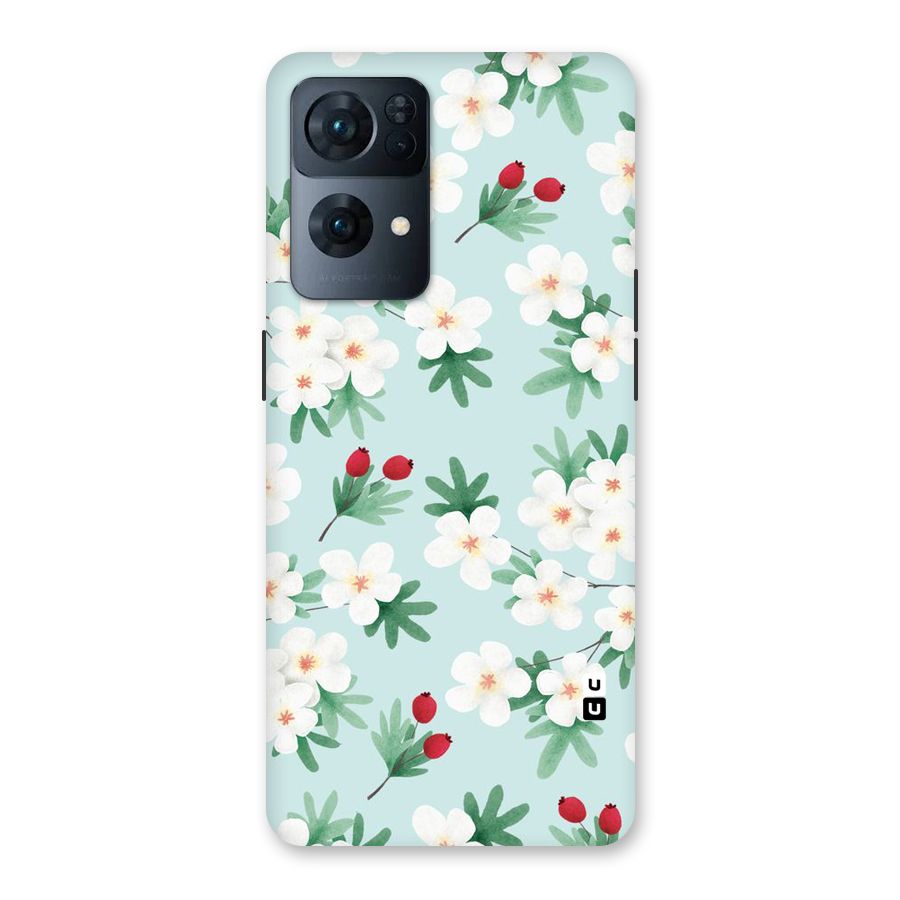 Flowers Pastel Back Case for Oppo Reno7 Pro 5G