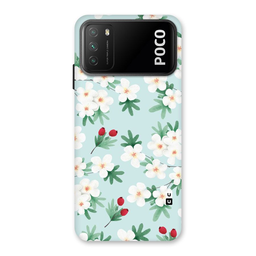 Flowers Pastel Back Case for Poco M3