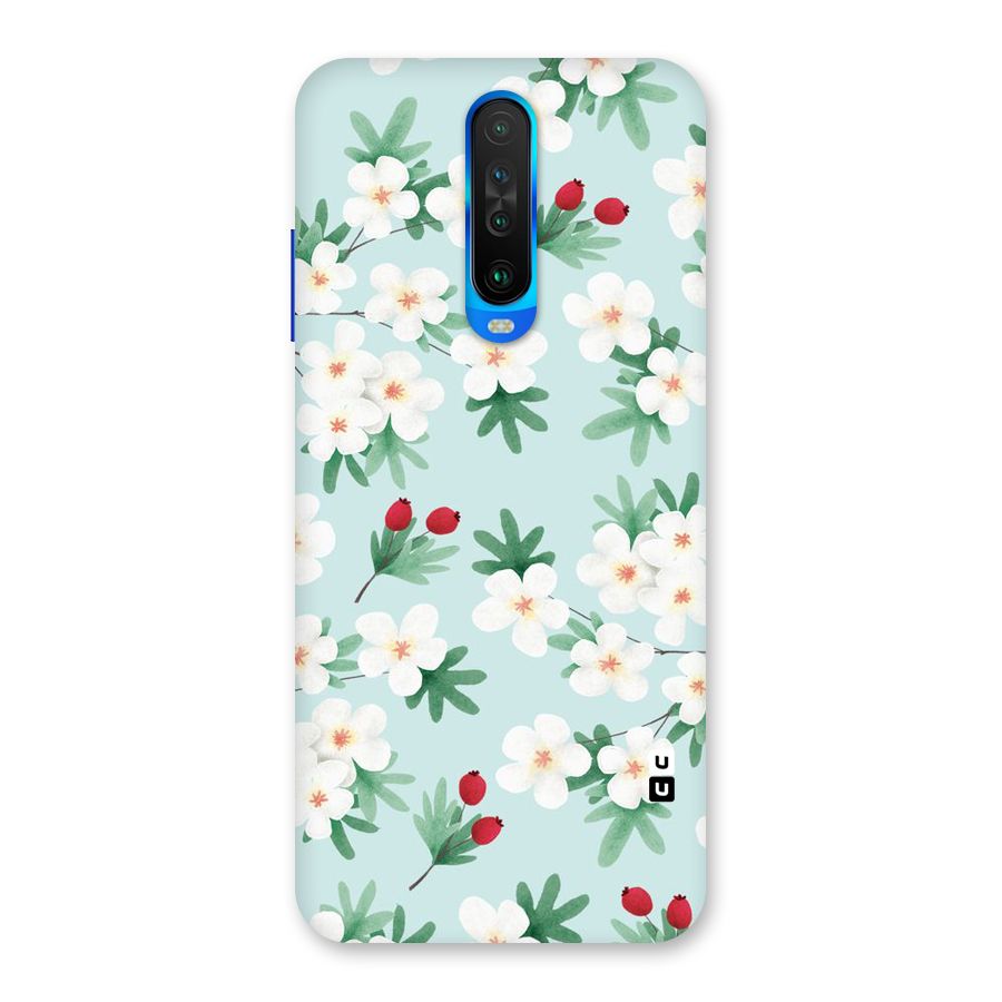 Flowers Pastel Back Case for Poco X2