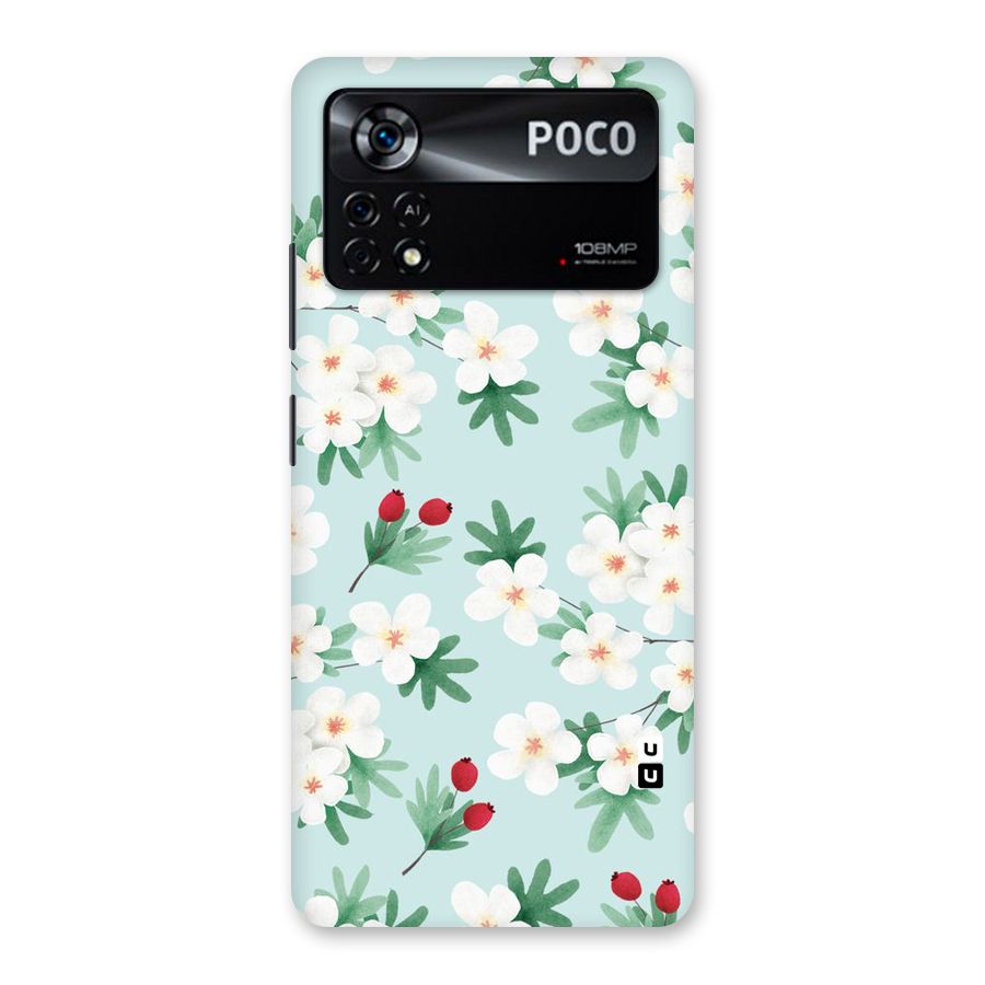 Flowers Pastel Back Case for Poco X4 Pro 5G