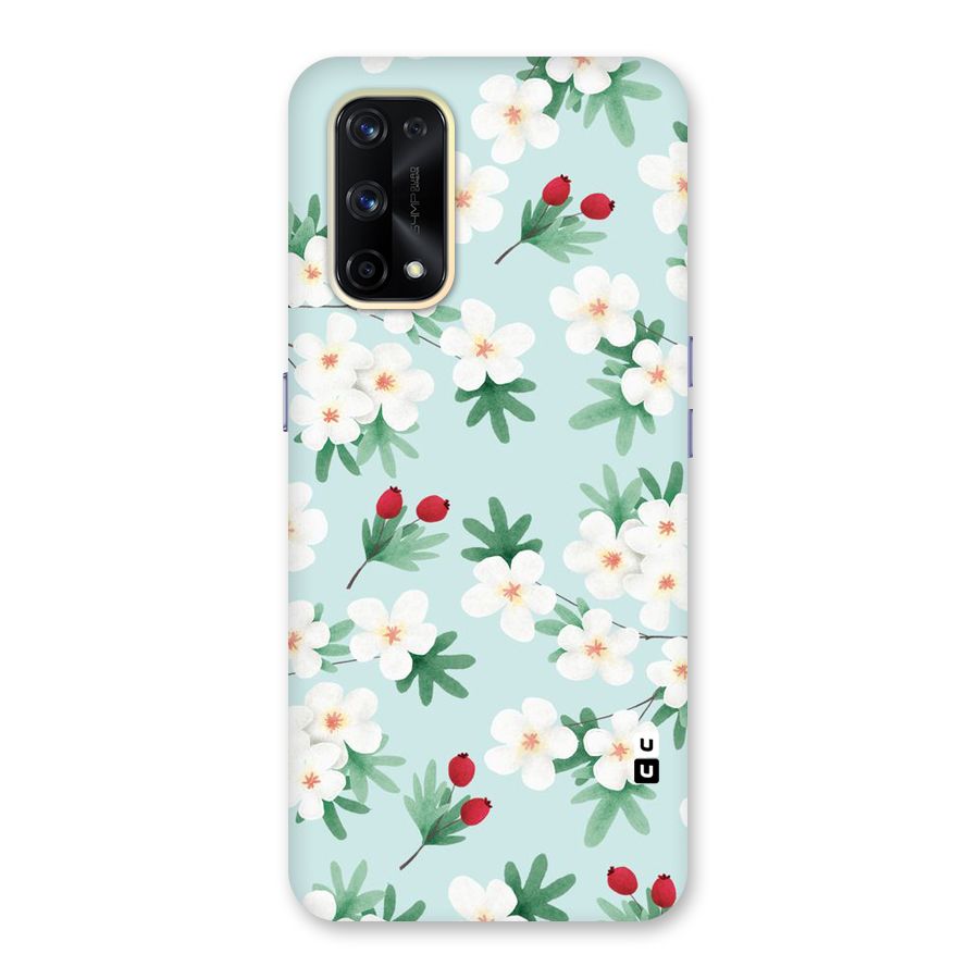 Flowers Pastel Glass Back Case for Realme X7 Pro