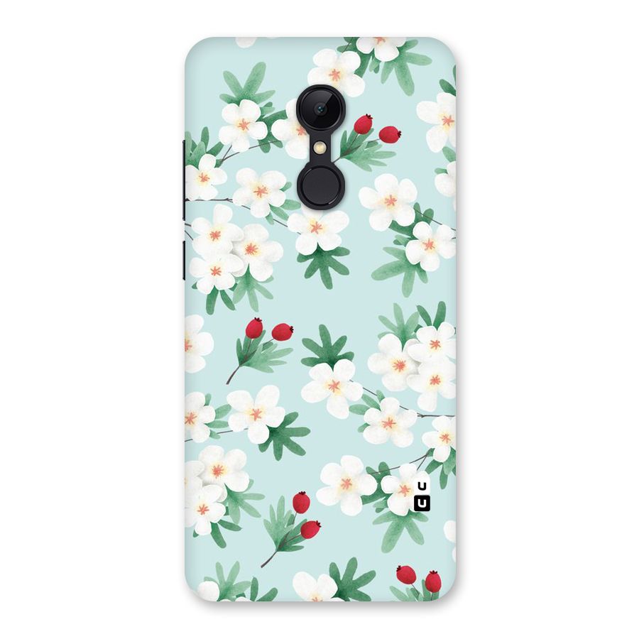 Flowers Pastel Back Case for Redmi 5