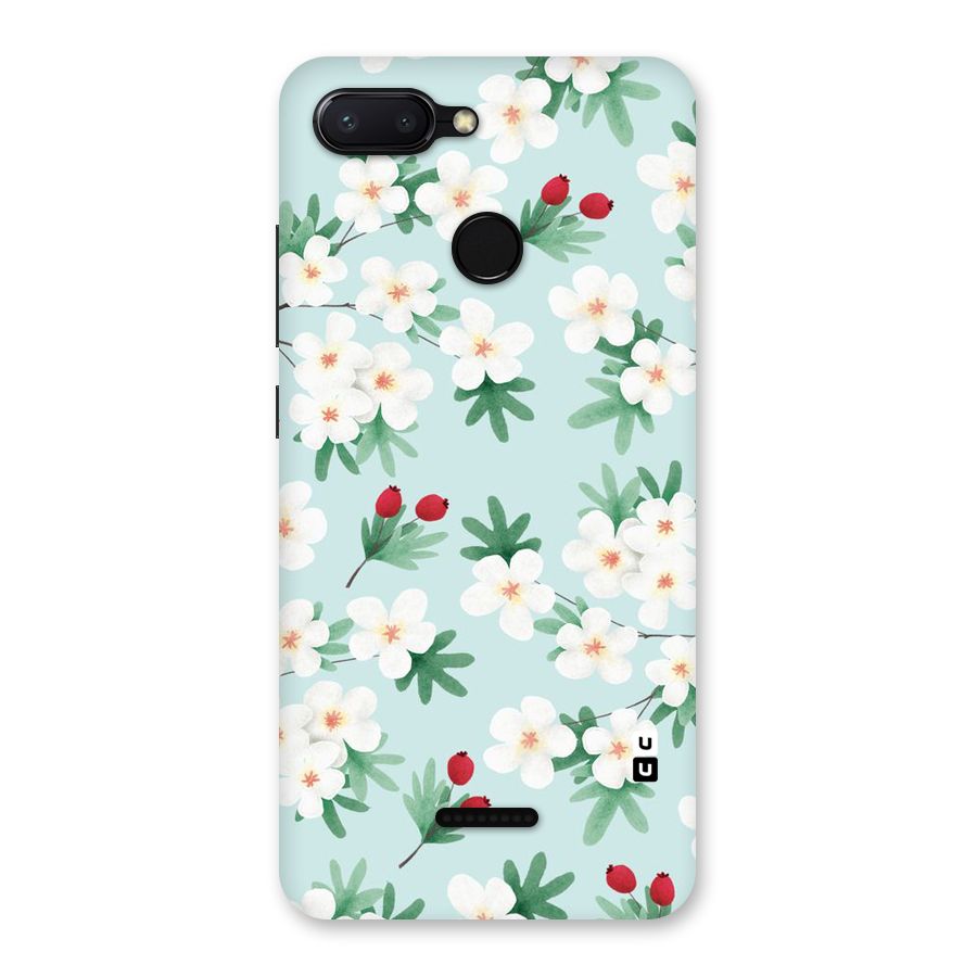 Flowers Pastel Back Case for Redmi 6