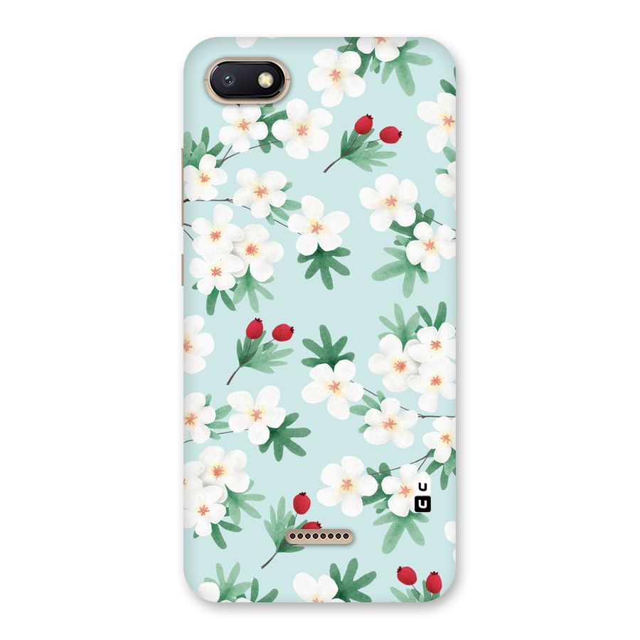 Flowers Pastel Back Case for Redmi 6A