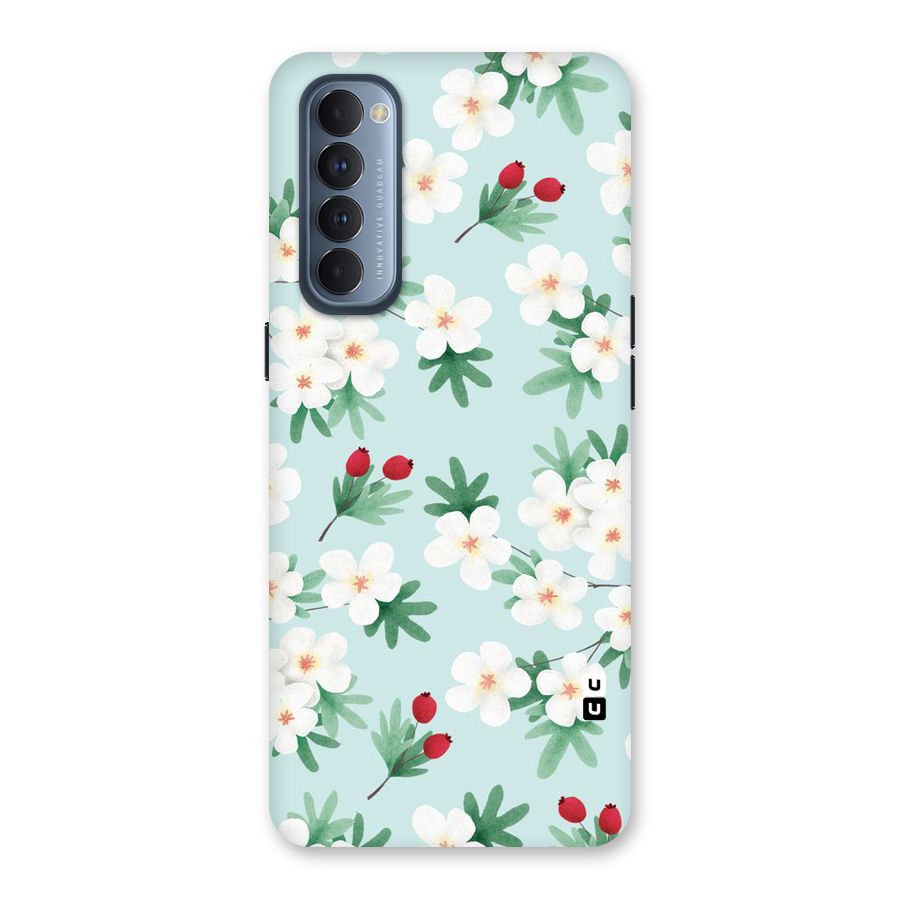 Flowers Pastel Back Case for Reno4 Pro