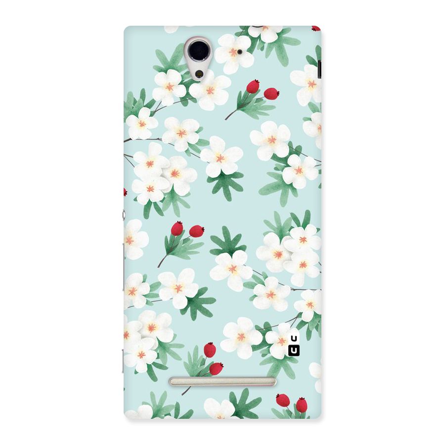 Flowers Pastel Back Case for Sony Xperia C3
