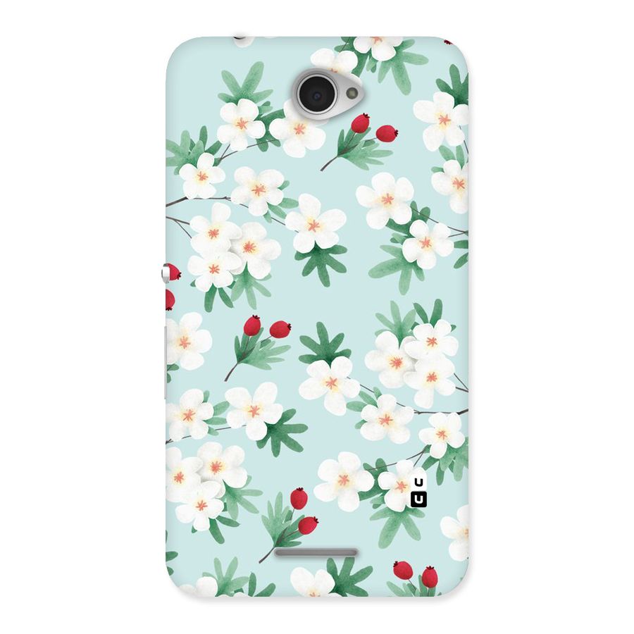 Flowers Pastel Back Case for Sony Xperia E4