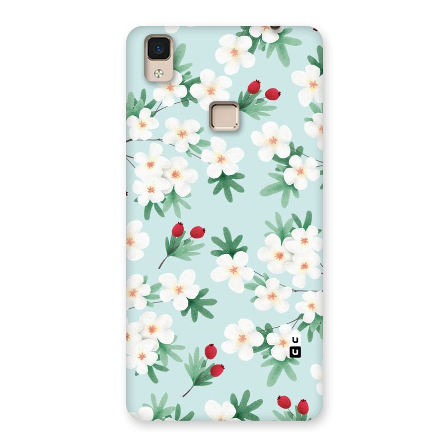 Flowers Pastel Back Case for V3 Max