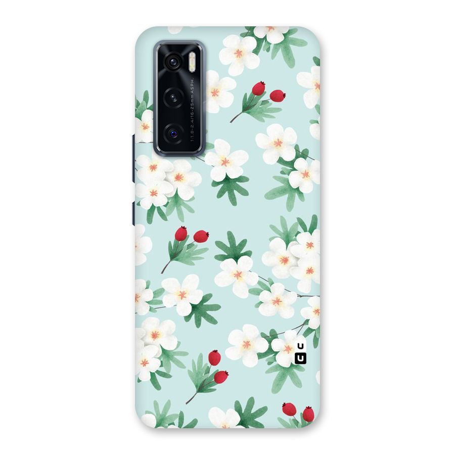 Flowers Pastel Back Case for Vivo V20 SE