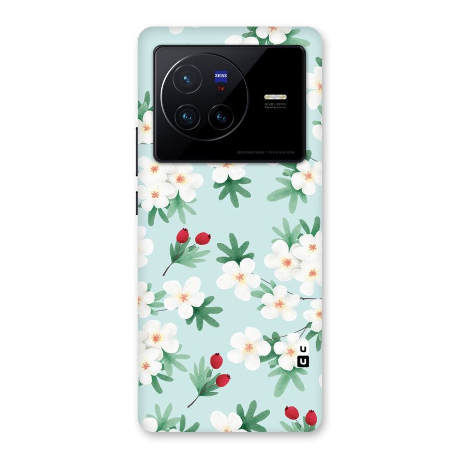 Flowers Pastel Back Case for Vivo X80
