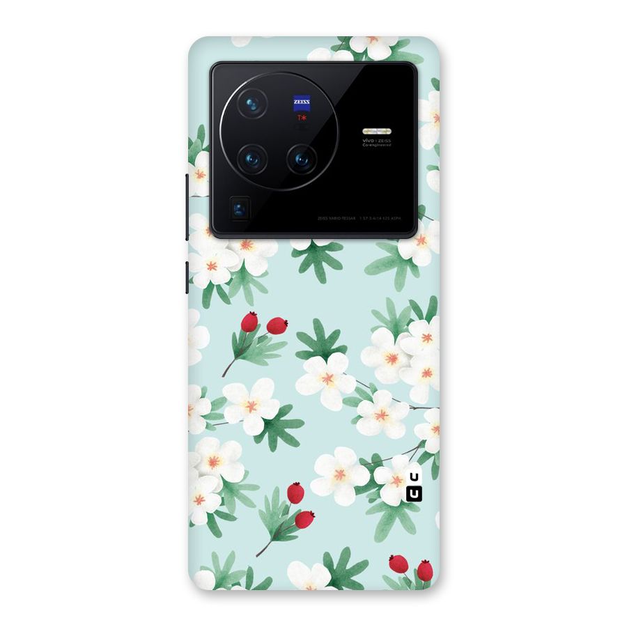 Flowers Pastel Back Case for Vivo X80 Pro