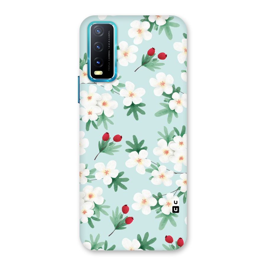 Flowers Pastel Back Case for Vivo Y20A