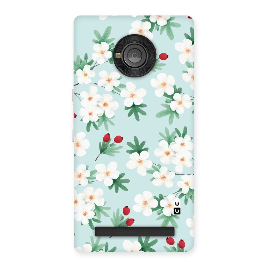 Flowers Pastel Back Case for Yu Yunique
