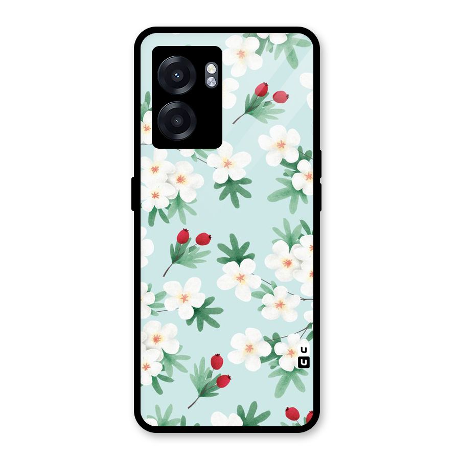 Flowers Pastel Glass Back Case for Realme Narzo 50 5G
