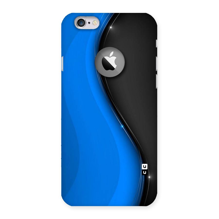 Flowing Colors Back Case for iPhone 6 Logo Cut