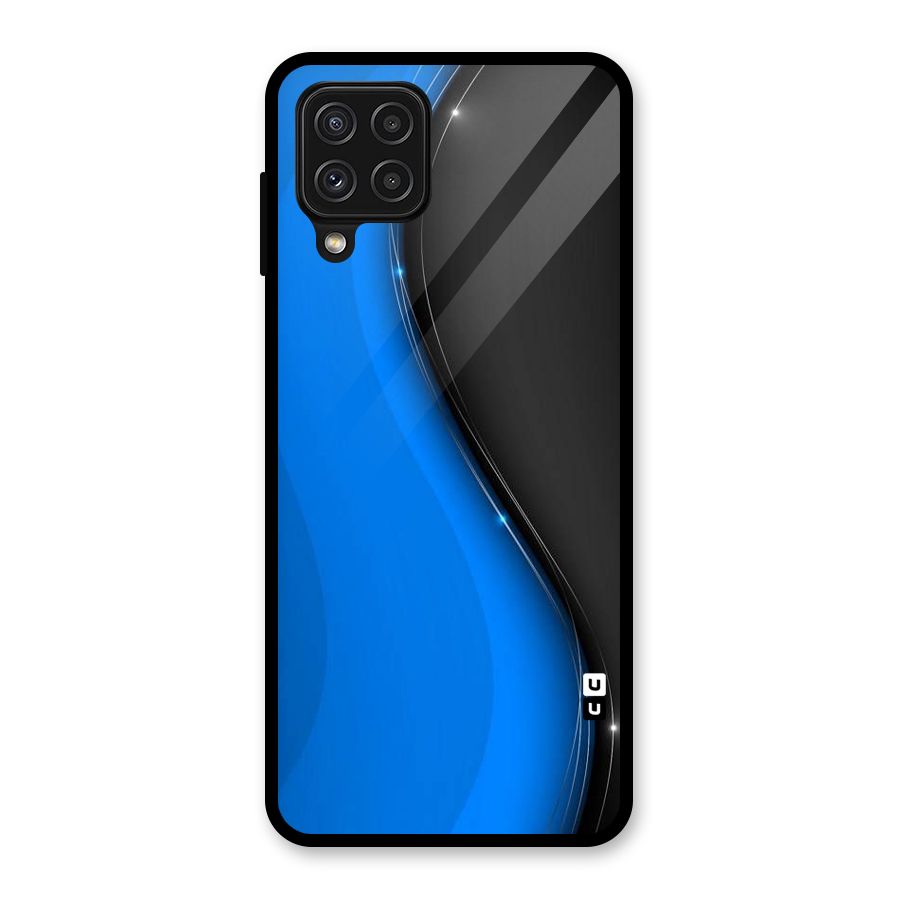 Flowing Colors Glass Back Case for Galaxy A22 4G