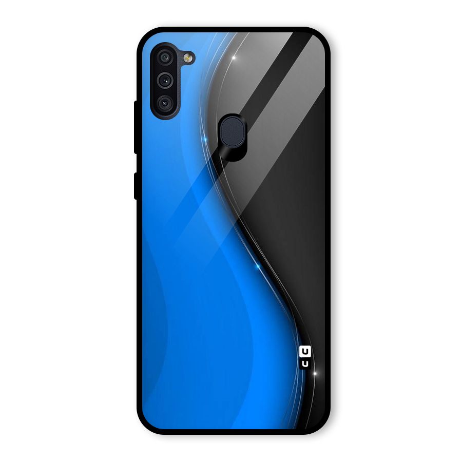 Flowing Colors Glass Back Case for Galaxy M11