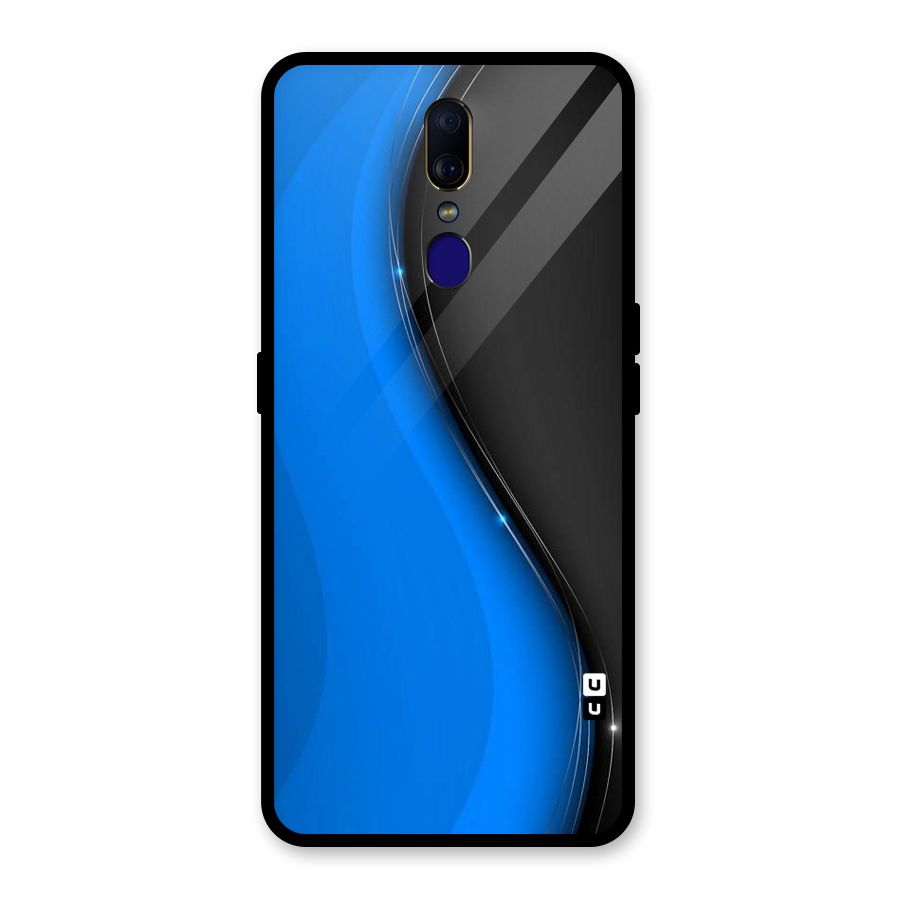 Flowing Colors Glass Back Case for Oppo F11