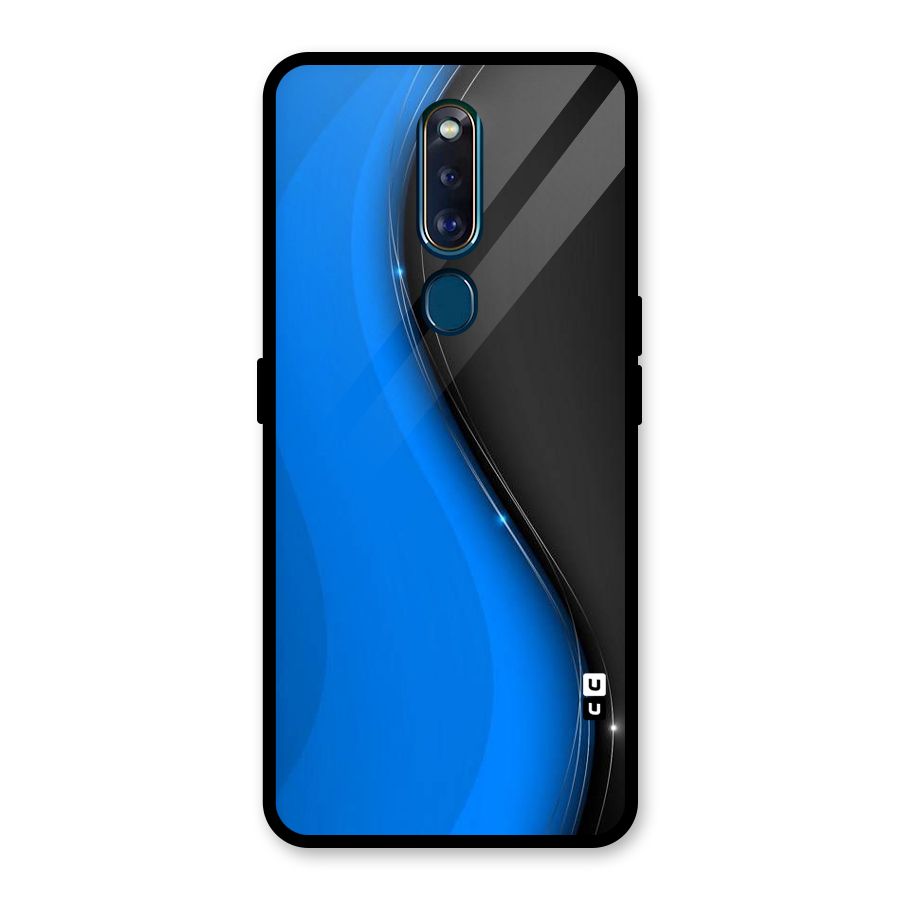 Flowing Colors Glass Back Case for Oppo F11 Pro