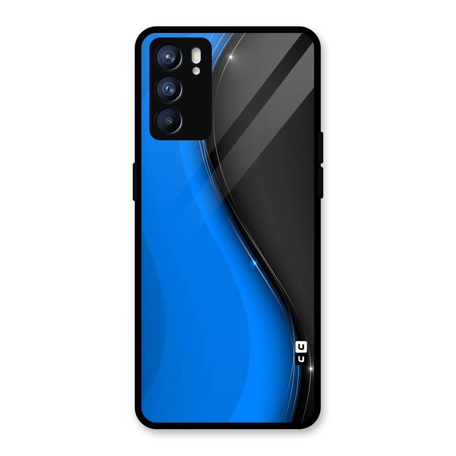 Flowing Colors Glass Back Case for Oppo Reno6 5G
