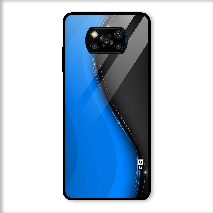 Flowing Colors Glass Back Case for Poco X3