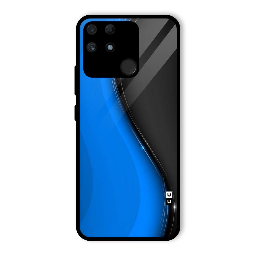 Flowing Colors Glass Back Case for Realme Narzo 50A