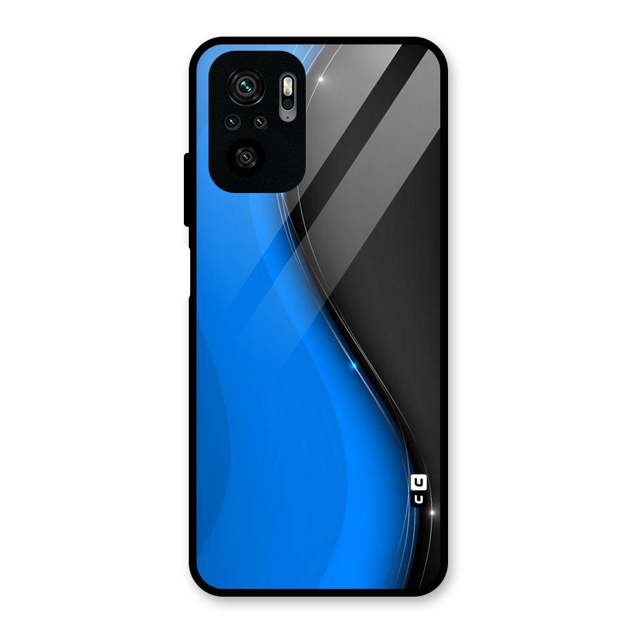 Flowing Colors Glass Back Case for Redmi Note 10S