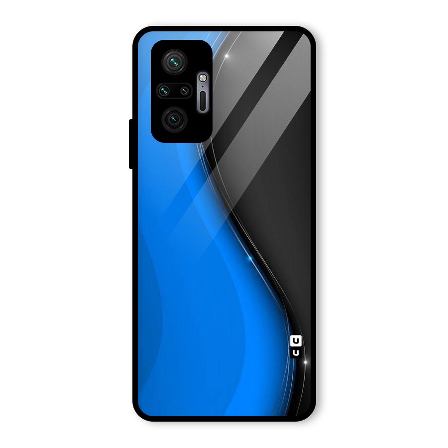 Flowing Colors Glass Back Case for Redmi Note 10 Pro