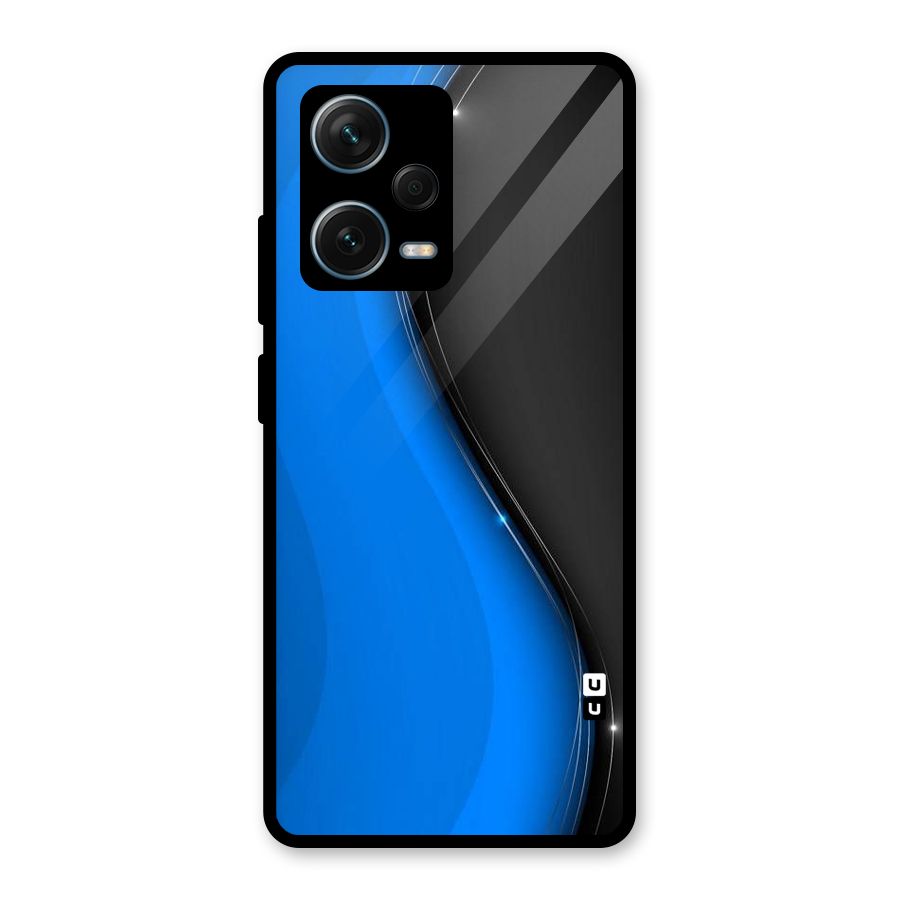 Flowing Colors Glass Back Case for Redmi Note 12 Pro Plus 5G