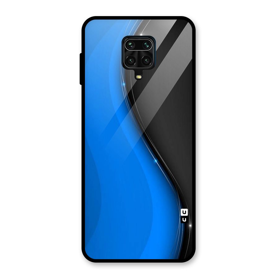 Flowing Colors Glass Back Case for Redmi Note 9 Pro