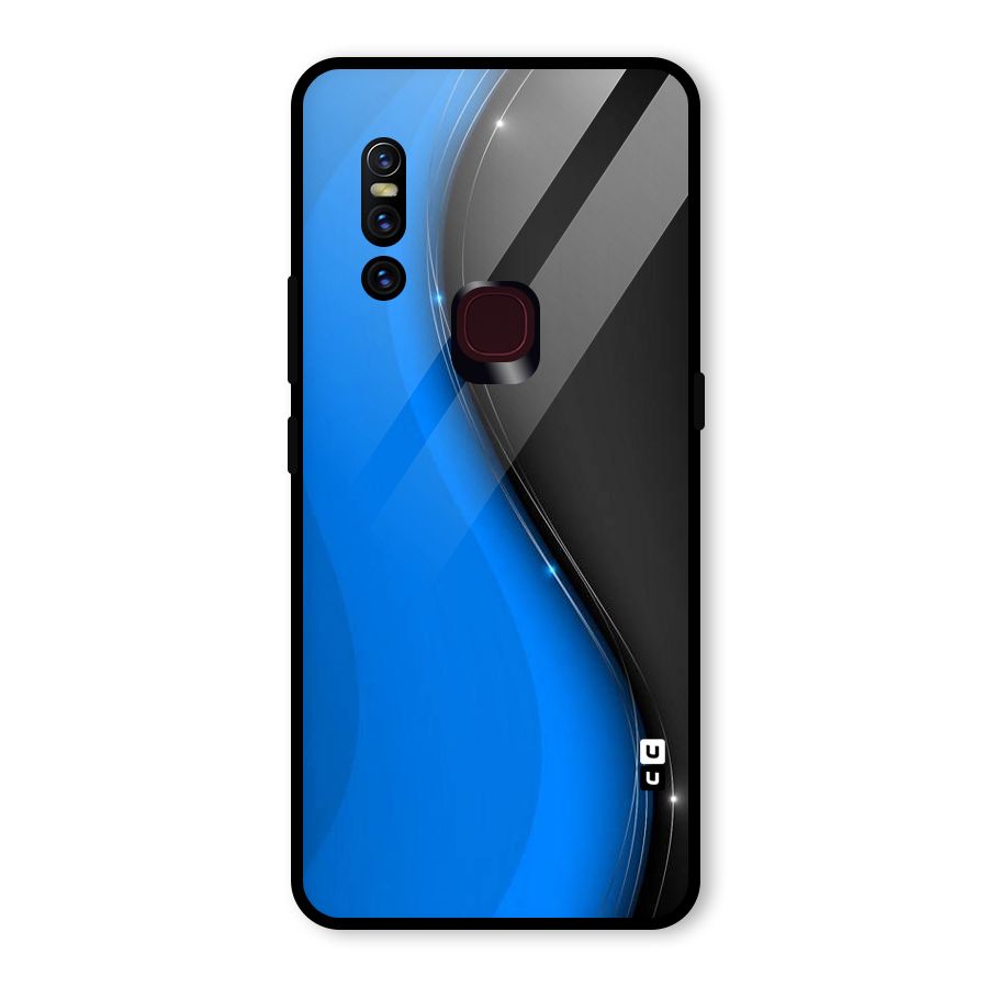 Flowing Colors Glass Back Case for Vivo V15
