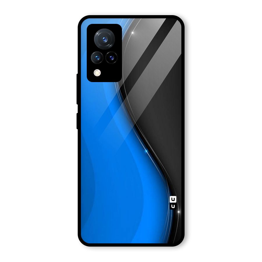 Flowing Colors Glass Back Case for Vivo V21 5G