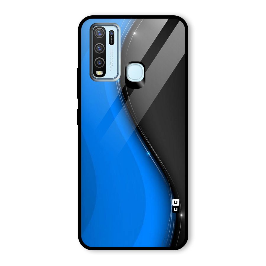 Flowing Colors Glass Back Case for Vivo Y30