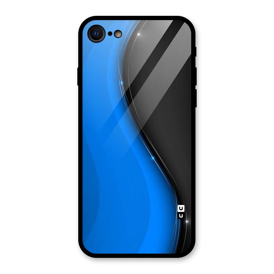 Flowing Colors Glass Back Case for iPhone SE 2022