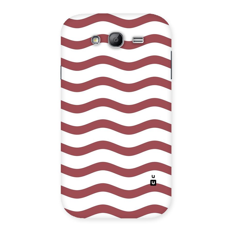 Flowing Stripes Red White Back Case for Galaxy Grand Neo Plus