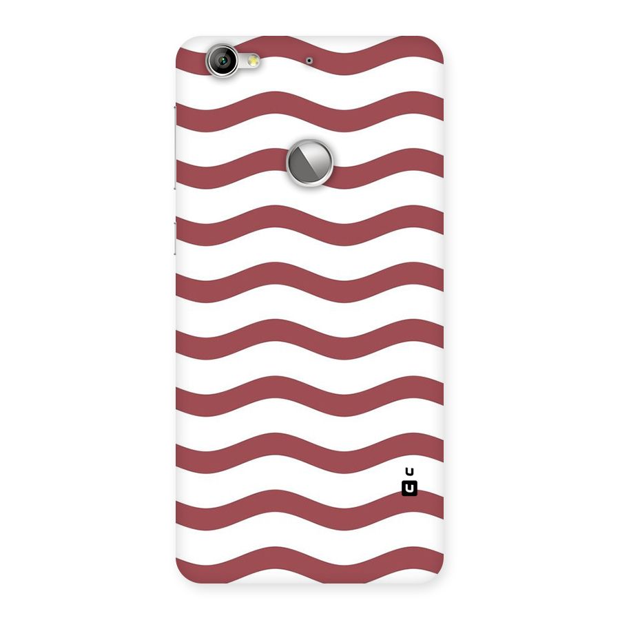 Flowing Stripes Red White Back Case for LeTV Le 1s